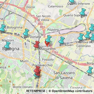 Mappa Via Luca della Robbia, 40138 Bologna BO, Italia (3.15625)