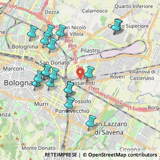 Mappa Via Luca della Robbia, 40138 Bologna BO, Italia (2.19944)