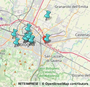 Mappa Via Santa Rita, 40138 Bologna BO, Italia (3.46545)