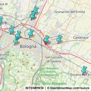 Mappa Via Luca della Robbia, 40138 Bologna BO, Italia (5.83333)