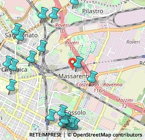 Mappa Via Santa Rita, 40138 Bologna BO, Italia (1.4735)
