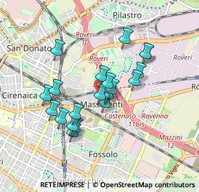 Mappa Via Santa Rita, 40138 Bologna BO, Italia (0.7525)