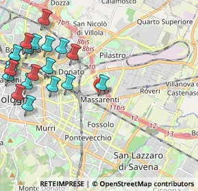 Mappa Via Santa Rita, 40138 Bologna BO, Italia (2.792)