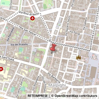 Mappa Via Alfredo Testoni, 5, 40123 Bologna, Bologna (Emilia Romagna)