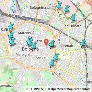 Mappa Via Giuseppe Petroni, 40126 Bologna BO, Italia (1.238)