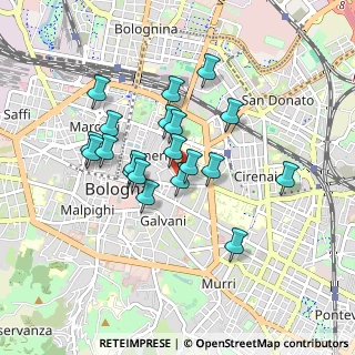 Mappa Via Giuseppe Petroni, 40126 Bologna BO, Italia (0.7505)