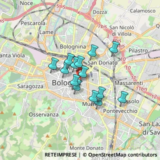 Mappa Via Giuseppe Petroni, 40126 Bologna BO, Italia (1.22357)