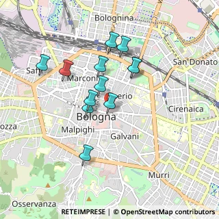 Mappa Galleria Acquaderni, 40126 Bologna BO, Italia (0.80167)