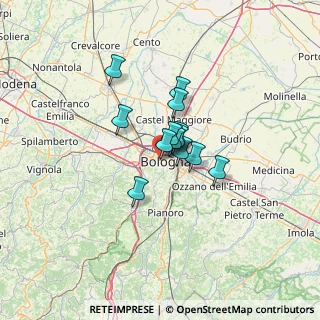 Mappa Via Monaldo Calari, 40122 Bologna BO, Italia (7.51846)