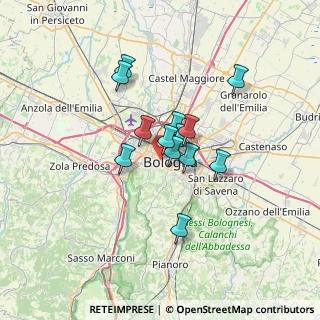 Mappa Via Monaldo Calari, 40122 Bologna BO, Italia (4.83692)