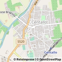 خريطة Centallo