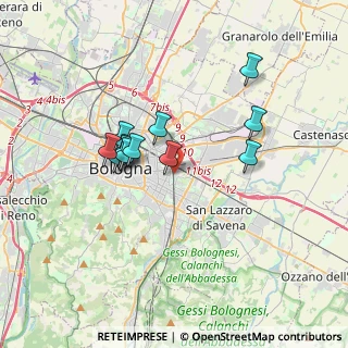 Mappa Via dei Gracchi, 40138 Bologna BO, Italia (2.95667)