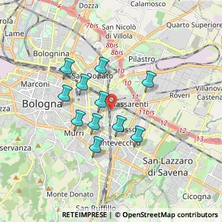 Mappa Via dei Gracchi, 40138 Bologna BO, Italia (1.50455)
