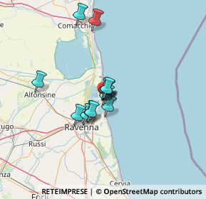 Mappa Via Molo Dalmazia, 48122 Ravenna RA, Italia (8.80385)