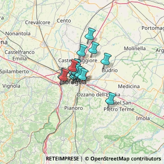 Mappa Viale Ilic Uljanov Lenin, 40138 Bologna BO, Italia (6.97529)