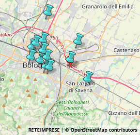 Mappa Viale Ilic Uljanov Lenin, 40138 Bologna BO, Italia (3.43)