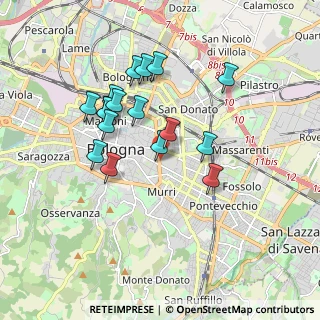 Mappa Porta Mazzini, 40138 Bologna BO, Italia (1.63588)