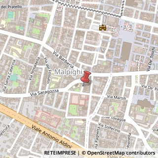 Mappa Via Belfiore, 4, 40123 Bologna, Bologna (Emilia Romagna)