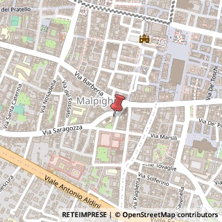 Mappa Via Belfiore, 1, 40123 Bologna, Bologna (Emilia Romagna)