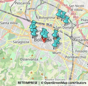 Mappa 40124 Bologna BO, Italia (1.26267)