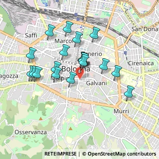 Mappa 40124 Bologna BO, Italia (0.8455)