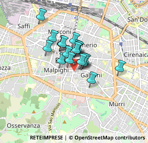 Mappa 40124 Bologna BO, Italia (0.5445)