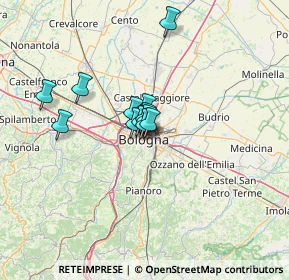 Mappa 40124 Bologna BO, Italia (8.13333)