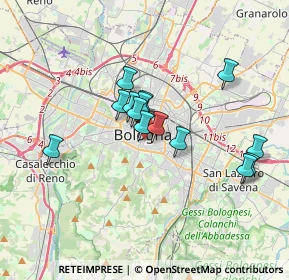 Mappa 40124 Bologna BO, Italia (2.83643)