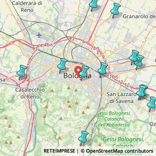 Mappa 40124 Bologna BO, Italia (5.89167)