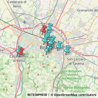 Mappa 40124 Bologna BO, Italia (2.2575)