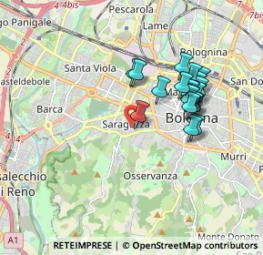 Mappa Via Giovanni Battista Melloni, 40134 Bologna BO, Italia (1.63)