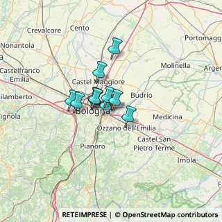 Mappa Via Properzia de' Rossi, 40138 Castenaso BO, Italia (7.40364)