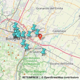 Mappa Via Properzia de' Rossi, 40138 Castenaso BO, Italia (4.47375)