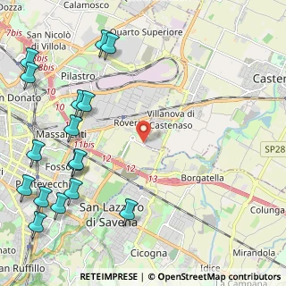 Mappa Via Properzia de' Rossi, 40138 Castenaso BO, Italia (3.14)
