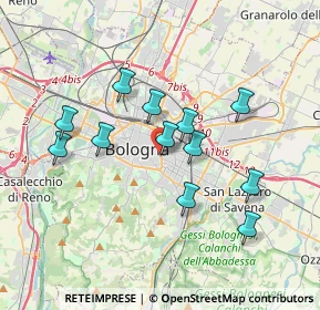 Mappa Viale Giambattista Ercolani, 40138 Bologna BO, Italia (3.275)