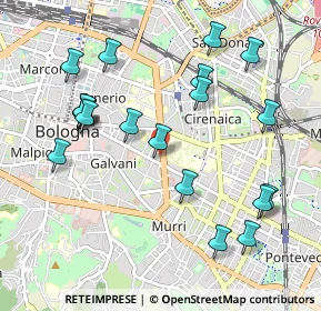 Mappa Viale Giambattista Ercolani, 40138 Bologna BO, Italia (1.096)