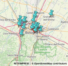 Mappa Viale Giambattista Ercolani, 40138 Bologna BO, Italia (5.01438)