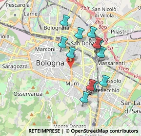 Mappa Viale Giambattista Ercolani, 40138 Bologna BO, Italia (1.645)