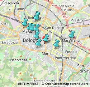 Mappa Viale Giambattista Ercolani, 40138 Bologna BO, Italia (1.46)
