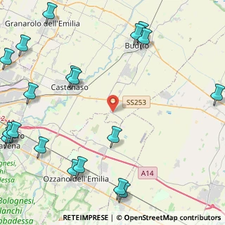 Mappa SP 48, 40054 Budrio BO, Italia (6.62316)