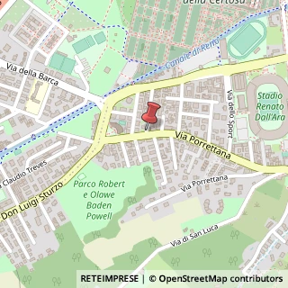 Mappa Via Porrettana, 148, 40134 Bologna, Bologna (Emilia Romagna)