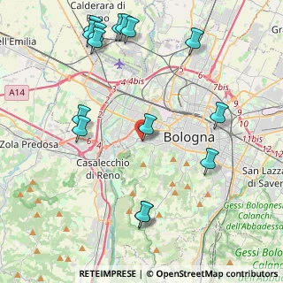 Mappa Via Porrettana, 40037 Casalecchio di Reno BO, Italia (5.24733)