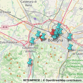Mappa Via Porrettana, 40037 Casalecchio di Reno BO, Italia (3.24308)