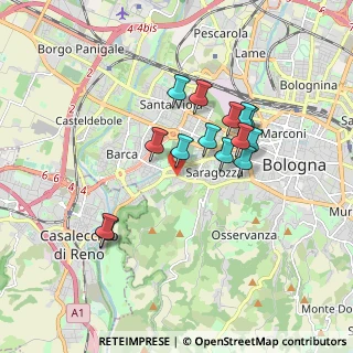 Mappa Via Porrettana, 40037 Casalecchio di Reno BO, Italia (1.52143)