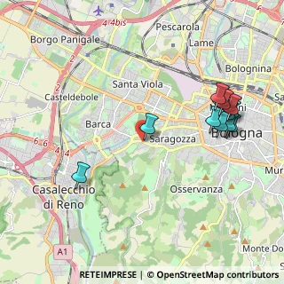 Mappa Via Porrettana, 40037 Casalecchio di Reno BO, Italia (2.30385)