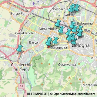 Mappa Via Porrettana, 40037 Casalecchio di Reno BO, Italia (2.21)