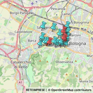 Mappa Via Porrettana, 40037 Casalecchio di Reno BO, Italia (1.25)