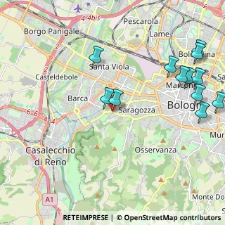 Mappa Via Porrettana, 40037 Casalecchio di Reno BO, Italia (2.64167)