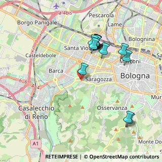 Mappa Via Porrettana, 40037 Casalecchio di Reno BO, Italia (1.96643)