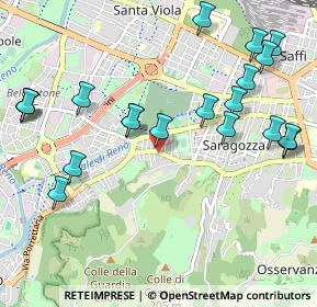 Mappa Via Porrettana, 40134 Bologna BO, Italia (1.2255)